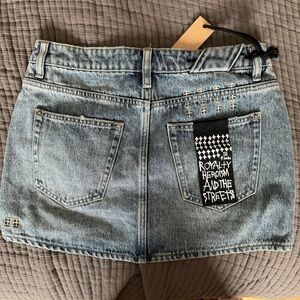 Ksubi Low Rider Mini Skirt Lovestruck